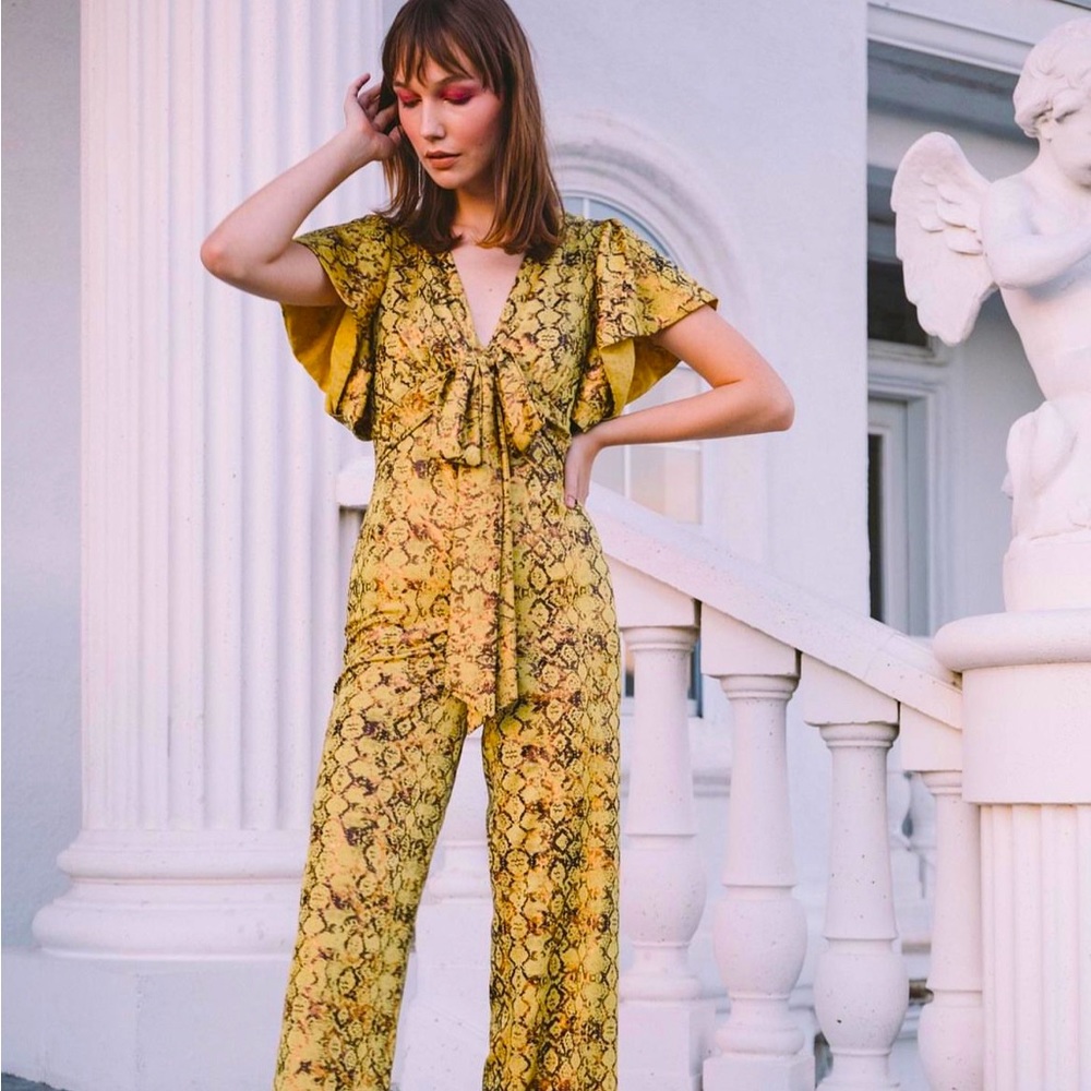 Current Air Snakeskin jumpsuit XS - worn once